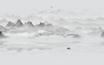 水墨山水图