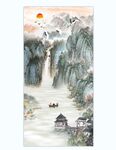 国画水墨山水