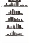 广西地标建筑剪影