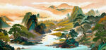 古风山水画