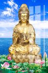 莲花观音坐像