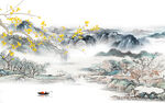 爆款 热门新山水画 TIf分层