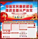 2023党风廉政建设宣传展板