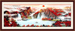 巨幅国画山水画