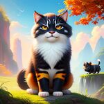 可爱的猫