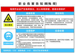 电焊职业危害告知牌