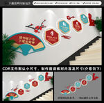 校园楼梯文化墙