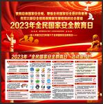 国家安全教育宣传展板