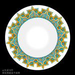 盘子餐具花面