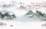 高清 现代新款山水 Tif分层