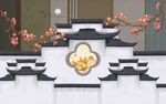 新中式背景墙 