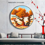 抽象风景油画
