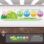 养身文化墙展板海报挂图挂画