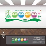 中医院养生馆文化形象背景墙