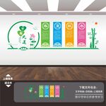 中医院养生馆文化形象背景墙
