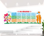 中小学生守则校园文化墙图片
