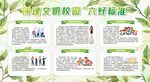 创建文明校园六个好标准