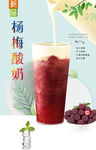 杨梅酸奶  