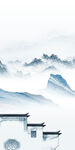 简约 新山水玄关画 TIf分层