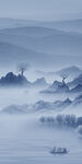 新款 山水玄关墙画 TIF分层