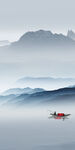 现代 高档玄关山水 tIF分层
