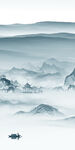 电视 现代玄关山水 tIF分层