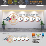 传承中医文化墙