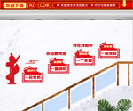 党建楼梯文化墙
