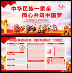 民族团结宣传栏