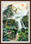 国画山水装饰画
