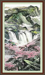 客厅山水画 