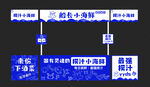 捞汁小海鲜摆摊灯箱设计