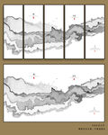新中式山水画