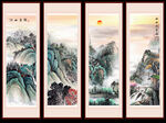 国画客厅画 客厅山水画