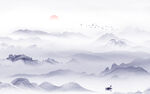 意境 中式高清山水 TIf分层
