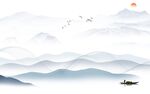 大气 最新山水背景 TiF分层