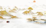 人气 中式热门山水 tif分层