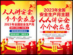 2023安全生产月海报