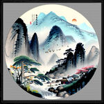 水墨山水