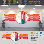 廉洁自律规范党建文化墙