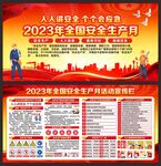 安全生产月宣传栏