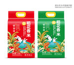大米包装平面印刷图