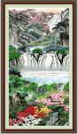 竖幅山水