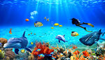 海底世界壁画