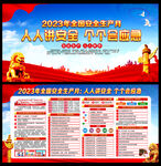 2023年安全月展板