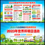 2023年环境日展板