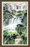 玄关山水画 