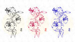 矢量百合花