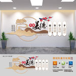 校园传统美德文化墙