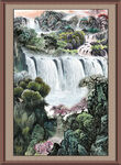 风景中堂画 